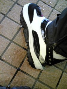 ９年間使った、壊れたブーツ